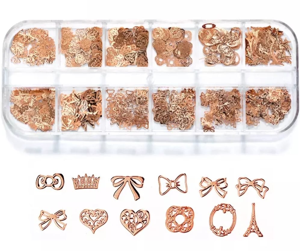 LAZO CORAZONES ROSE GOLD