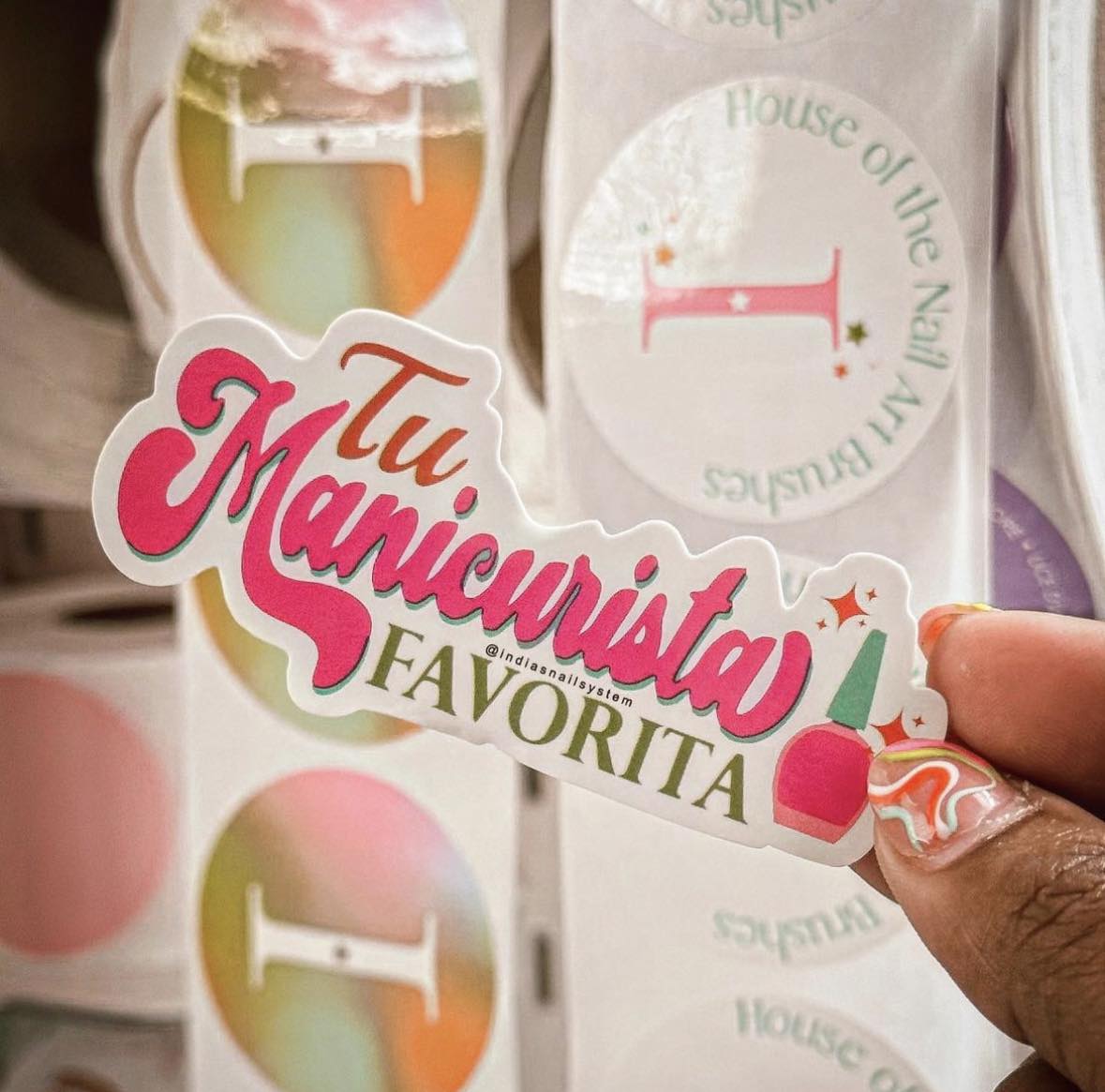 Sticker TU MANICURISTA FAVORITA