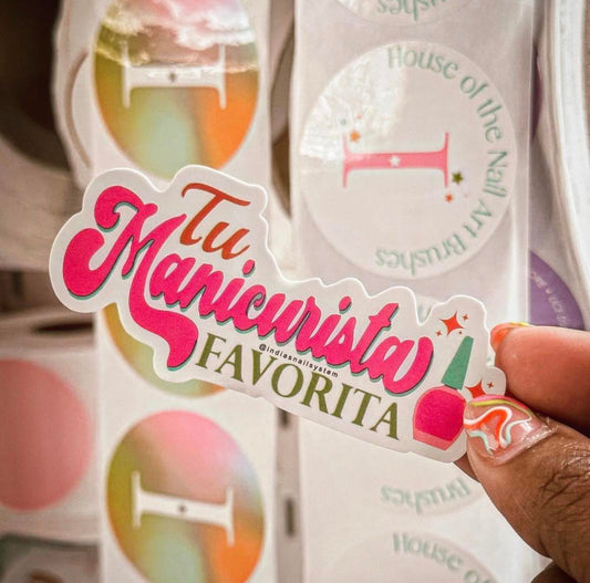 Sticker TU MANICURISTA FAVORITA