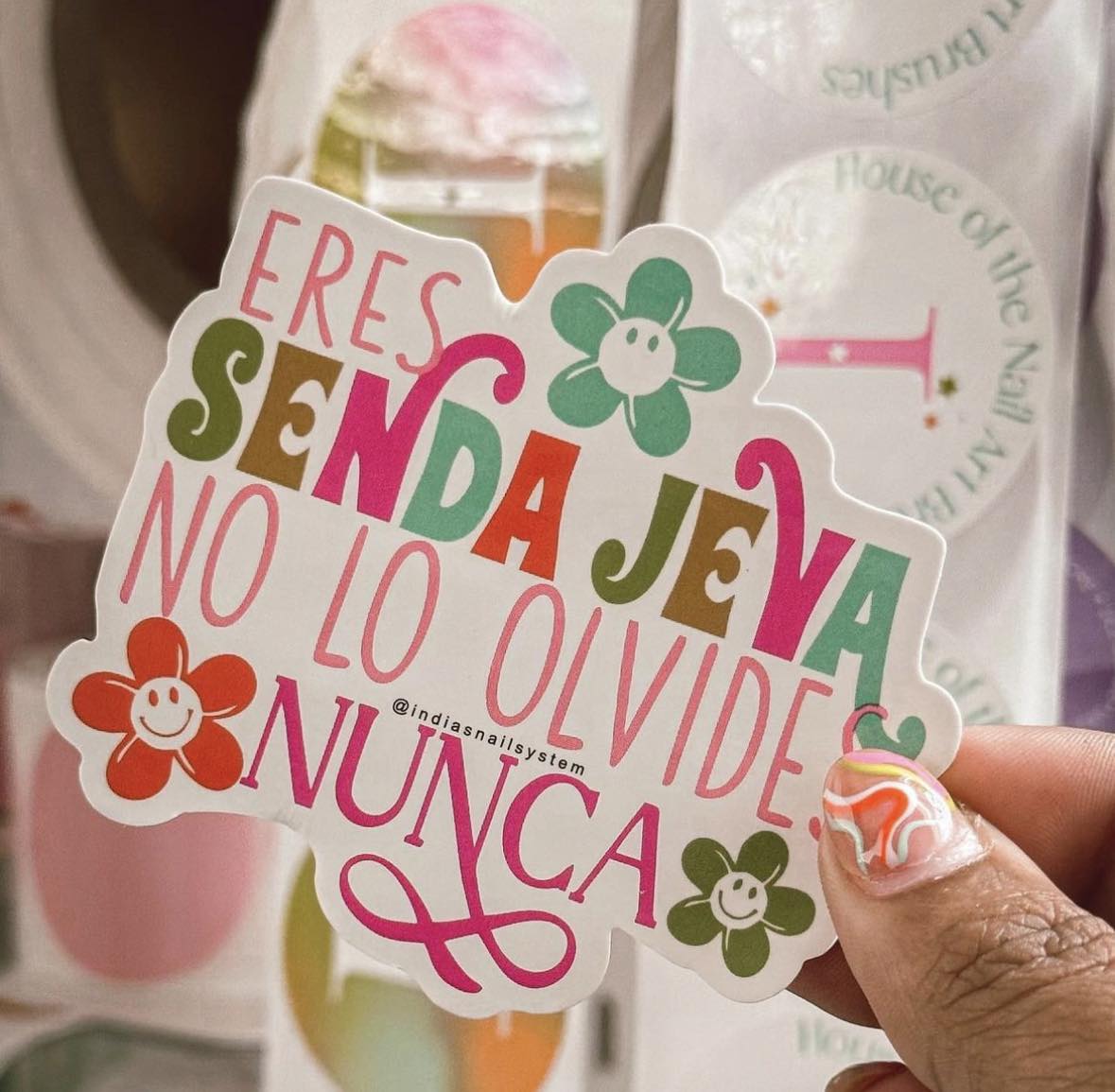 Sticker ERES SENDA JEVA NO LO OLVIDES NUNCA